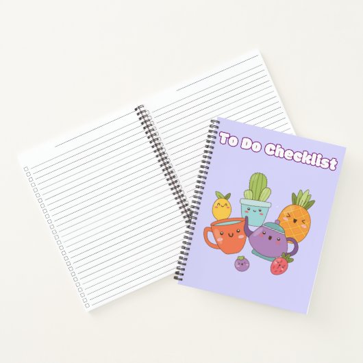 Niedliche Checkliste 💗 ✨ 💛 🍓 Notizblock (Innenseite)