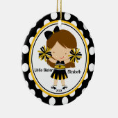 Niedliche Cheerleader-kleine Keramik Ornament (Rechts)