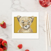 Niedliche Cheetah Napkins - Safari Tier Party Serviette (Beispiel)