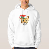 Niedliche Cheetah Safari Weihnachtskostüm Squad Hoodie (Vorderseite)