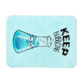 Niedliche Chemie Funny Nerdy Labrador Magnet (Horizontal)