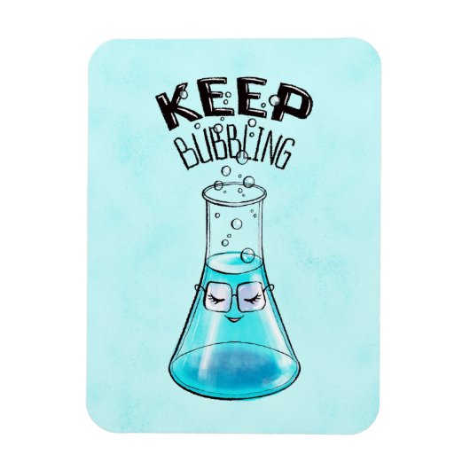 Niedliche Chemie Funny Nerdy Labrador Magnet (Vertikal)