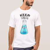 Niedliche Chemie Funny Nerdy Labrador T-Shirt (Vorderseite)