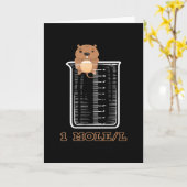 Niedliche Chemie Karte (Gelbe Blume)