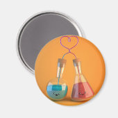 Niedliche Chemie Magnet (Vorderseite/Rückseite)