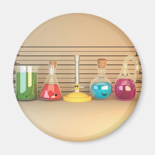 Niedliche Chemie Magnet (Vorne)