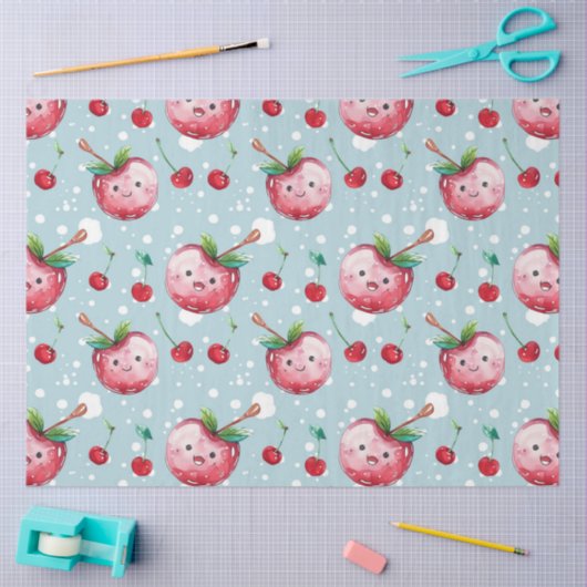 Niedliche Cheratine Kunst, Dichtung und Musik Seidenpapier (Basteln)