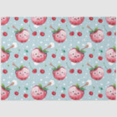 Niedliche Cheratine Kunst, Dichtung und Musik Seidenpapier (Vorderseite)