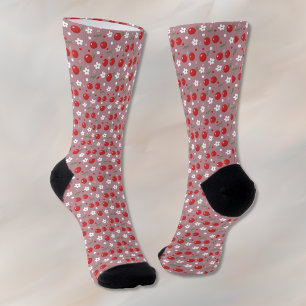 Niedliche Cherry Muster Crew Socken