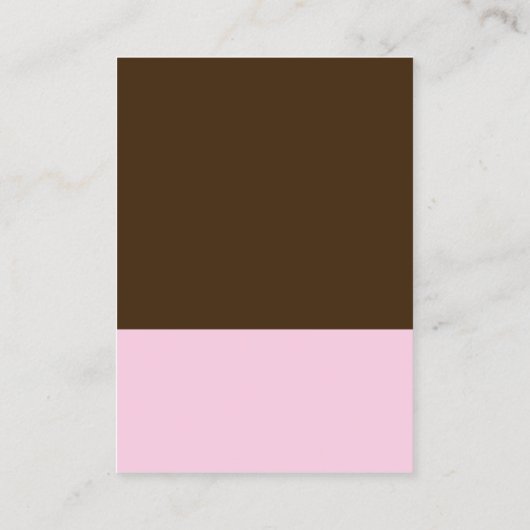 niedliche Cherry-Süßkuchen-Business Karten (Rückseite)