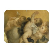 Niedliche Cherubs im Detail einer Bekanntmachung - Magnet (Horizontal)