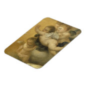 Niedliche Cherubs im Detail einer Bekanntmachung - Magnet (Linke Seite)