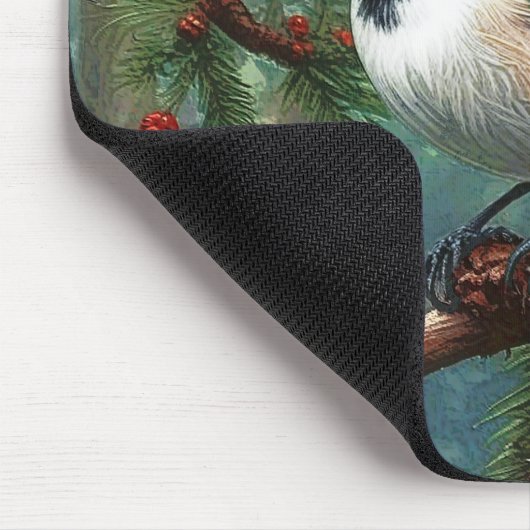 Niedliche Chickadee Mousepad (Ecke)