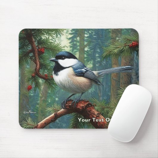 Niedliche Chickadee Mousepad (Mit Mouse)