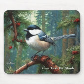 Niedliche Chickadee Mousepad (Vorne)