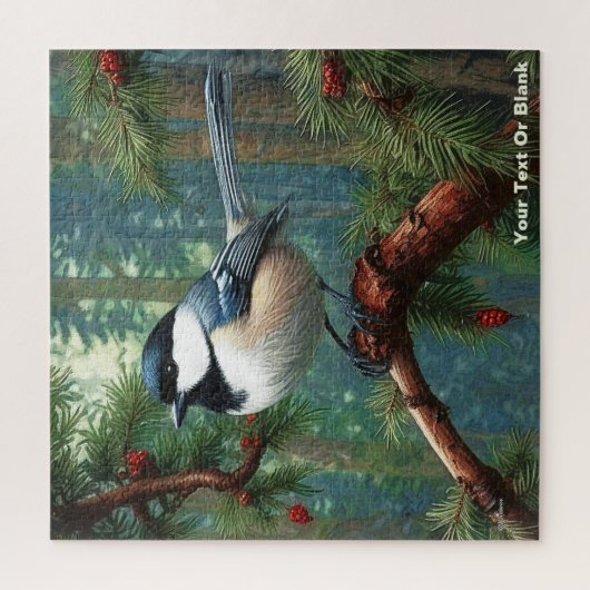 Niedliche Chickadee Puzzle (Vertikal)