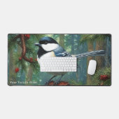 Niedliche Chickadee Schreibtischunterlage (Tastatur & Maus)