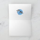 Niedliche Chickadees Card Friends Forever Karte (Innenseite)