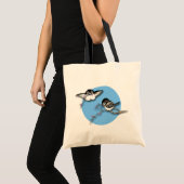 Niedliche Chickadees-Taschen-Tasche Tragetasche (Vorderseite (Produkt))