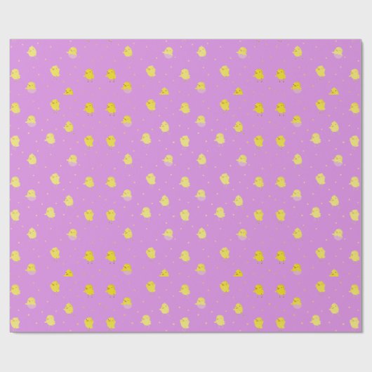 Niedliche Chicks Geschenkpapier (Flach)