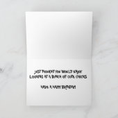 Niedliche Chicks Karte (Innenseite)