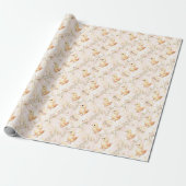 Niedliche Chicks Pastell Farmhouse Wrapping Paper Geschenkpapier (Ungerollt)
