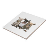 Niedliche Chihuahua-Hunde Fliese (Seite)