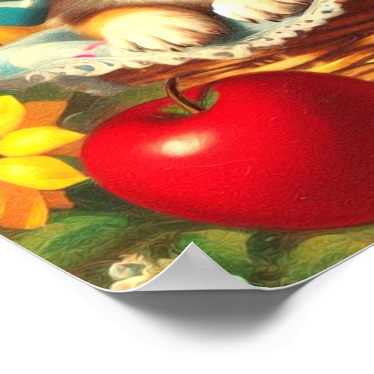 Niedliche Chihuahua Welpen Poster (Ecke)