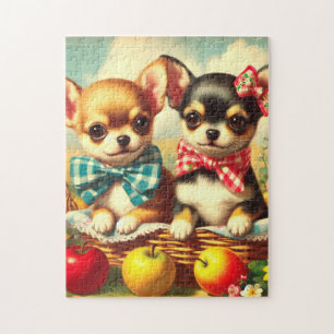 Niedliche Chihuahua Welpen Puzzle