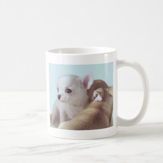 Niedliche Chihuahuawelpen Kaffeetasse (Rechts)