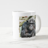 NIEDLICHE CHIMPANZEES Jumbo-Tasse (Vorderseite Rechts)