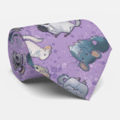 Niedliche Chinchilla Scatter-Niedlicher Tiere auf Krawatte (Gerollt)