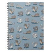Niedliche Chinchillas Notizblock (Vorderseite)