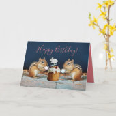 Niedliche Chipkarten mit Birthday Cake und Coffee Karte (Gelbe Blume)