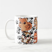 Niedliche Chipmunk-Kaffee-Tasse Kaffeetasse (Links)