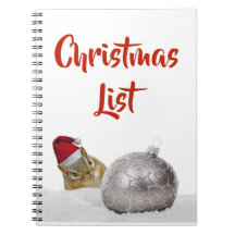 Niedliche Chipmunk-Weihnachtsliste