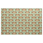Niedliche Chipmunks-Hochzeit im Herbst Gemustert Stoff (Fat Quarter (45,7 x 55,9 cm))