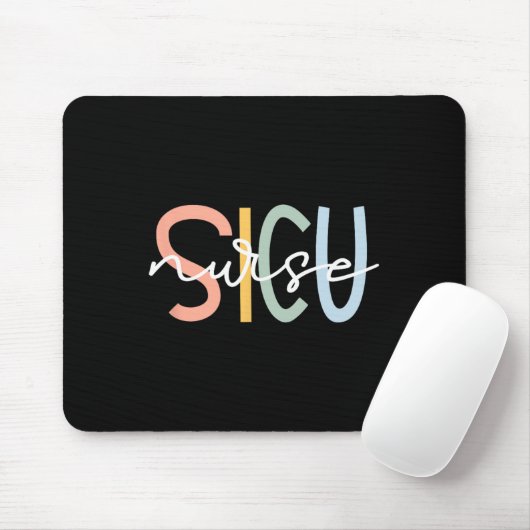 Niedliche chirurgische Icu-Krankenschwester Sicu-T Mousepad (Mit Mouse)