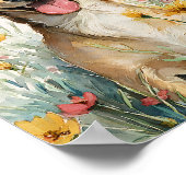 Niedliche Chiweenie Watercolor - Happy Dackel Ch Poster (Ecke)