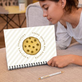 Niedliche Chocolate Chip Cookies Notizblock