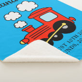 Niedliche Choo-Choograf-Babysherpa-Decke mit Namen Sherpadecke (3/4)