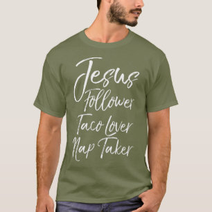 Niedliche Christliche Mama Zitat Jesus Follower Ta T-Shirt