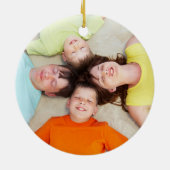 NIEDLICHE CHRISTMAS FOTO ORNATION: Rentierrudolf Keramik Ornament (Hinten)