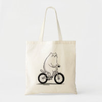 Niedliche Chubby Katze Reiten Sie ein Fahrrad Cart