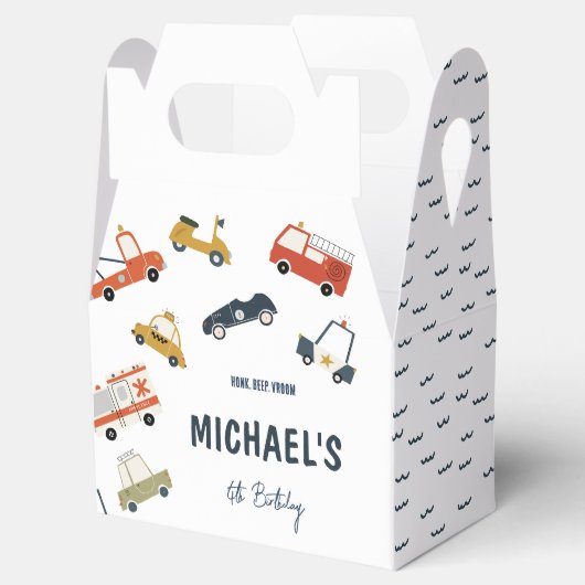 Niedliche City Cars Gable Fevor Box Geschenkschachtel (Geöffnet)