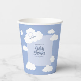 Niedliche Cloud 9 Neun Baby Dusche Whimsikisches P Pappbecher