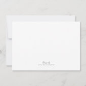 Niedliche Cloud Hearts Babydusche Maßgeschneiderte Einladung (Rückseite)