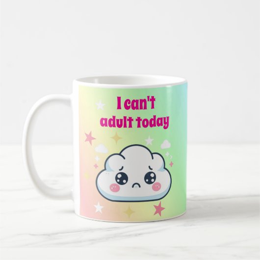 Niedliche Cloud Rainbow-Tasse Kaffeetasse (Links)
