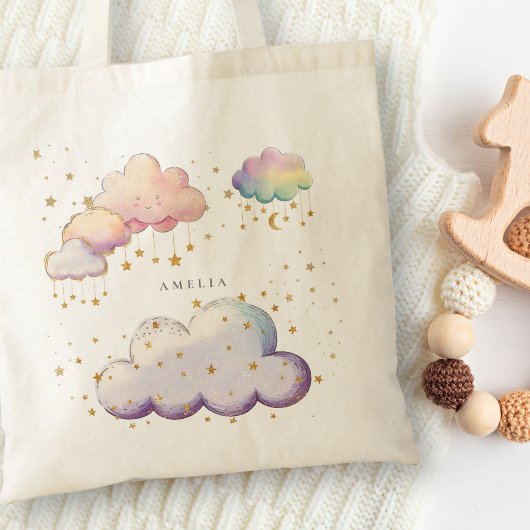 Niedliche Cloud Star Girl Babydusche Tragetasche
