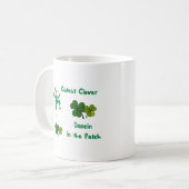 Niedliche Clover Dancin Kaffeetasse (Vorderseite Links)